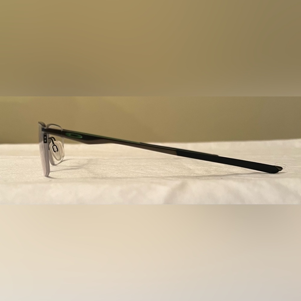 Oakley OX3218-0252 Satin Pewter 136 Eyeglasses, Socket 5.5, NWOT - Picture 5 of 8